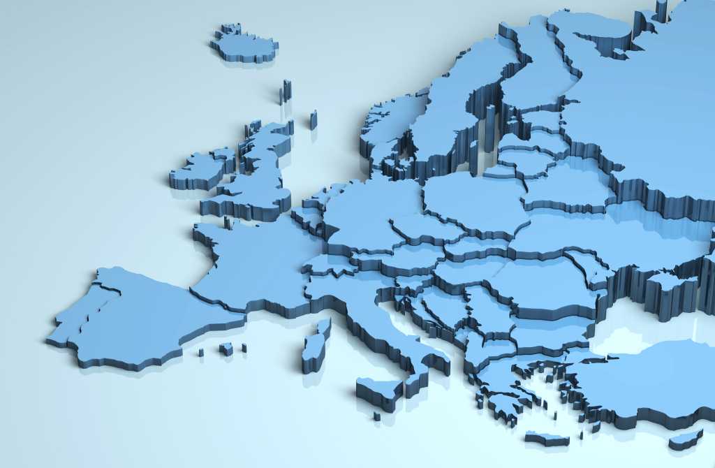 Europe EU map