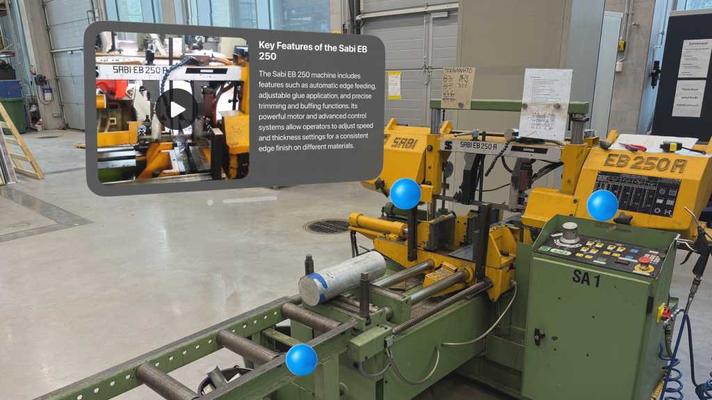 Vision Pro on the factory floor